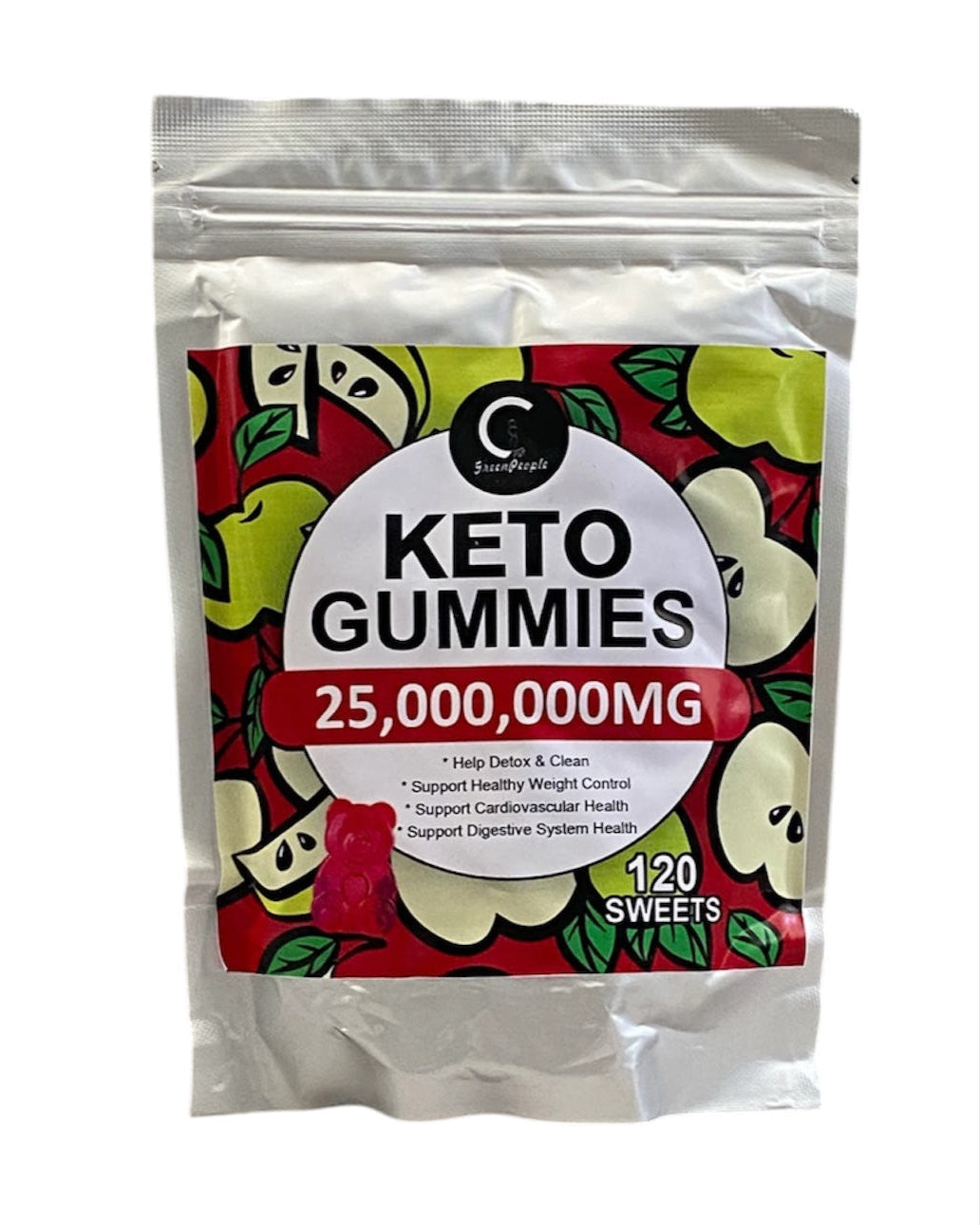 Tasty Keto Gummies 120 Pack - Energy Performance Focus (Special Offer)