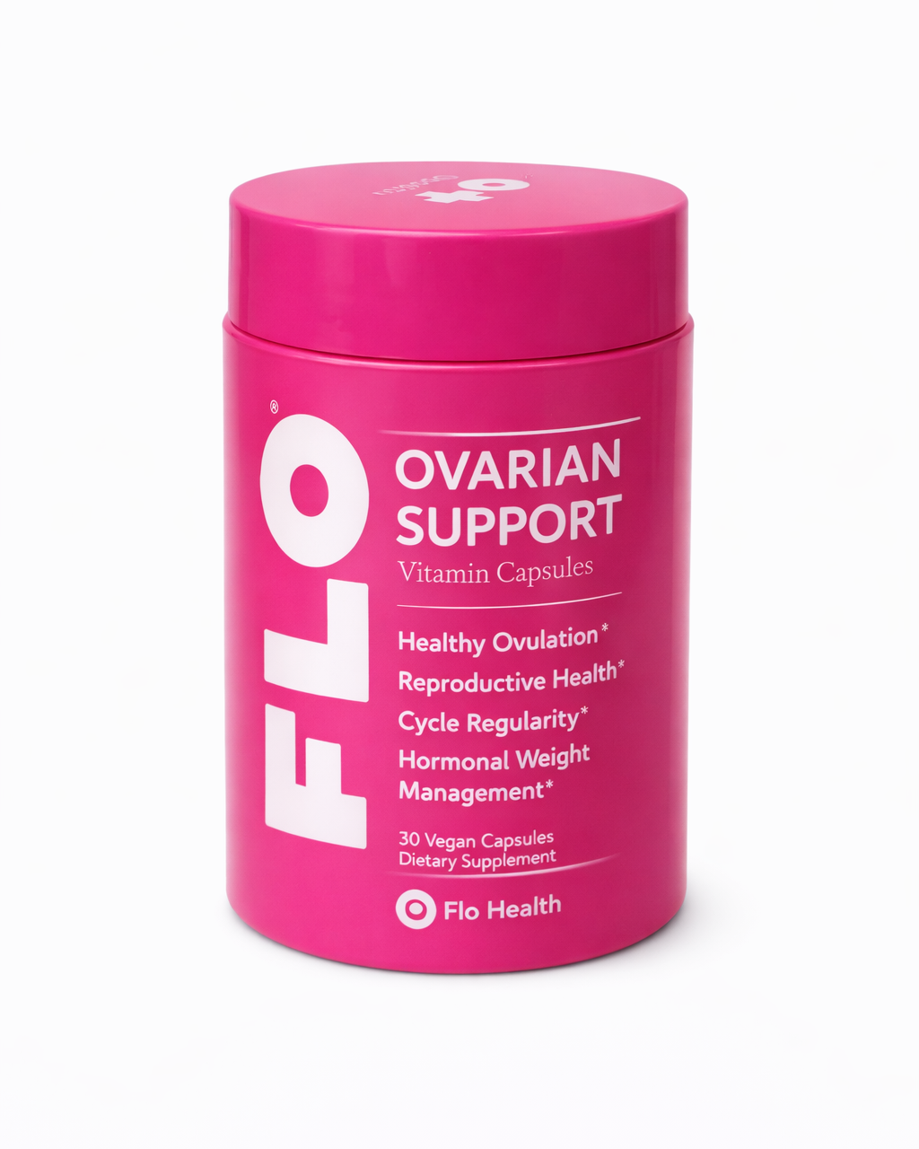 FLO Ovarian Support Vitamin Vegan Capsules Supplement - Hormone Balance