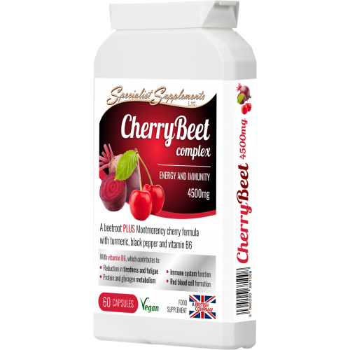 CherryBeet Capsules with Black Pepper and Curcumin