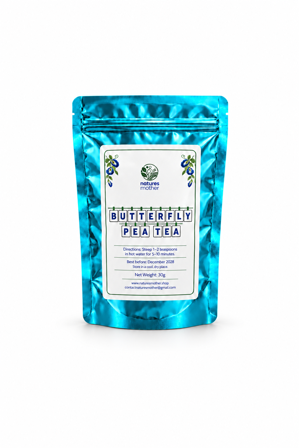 Organic Butterfly Pea Tea - Refresh, Restore and Bloom Naturally