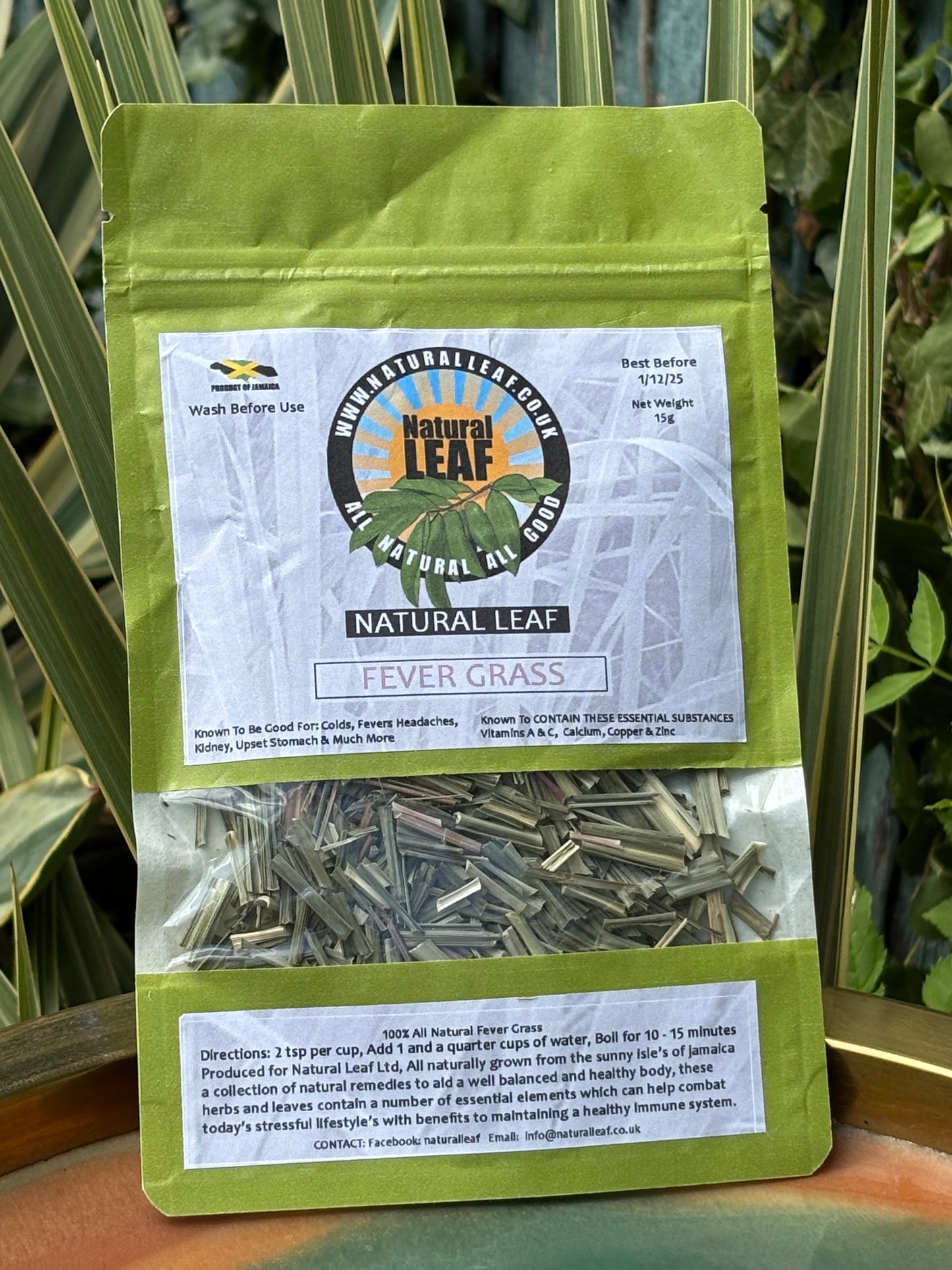 Fever Grass/Lemon Grass Tea - Detox & digestion Support