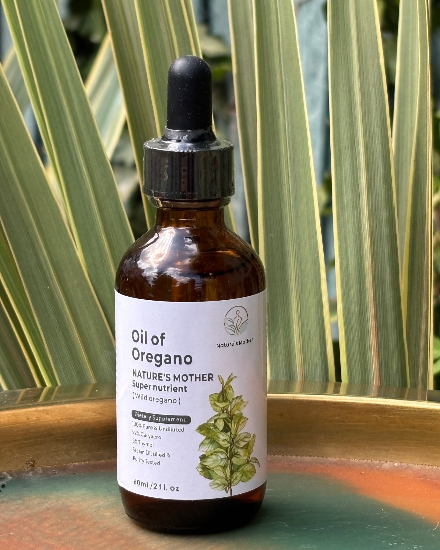 60ml Pure Wild Oregano Oil 92% Carvacrol Undiluted 100% Natural SUPER-STRENGTH