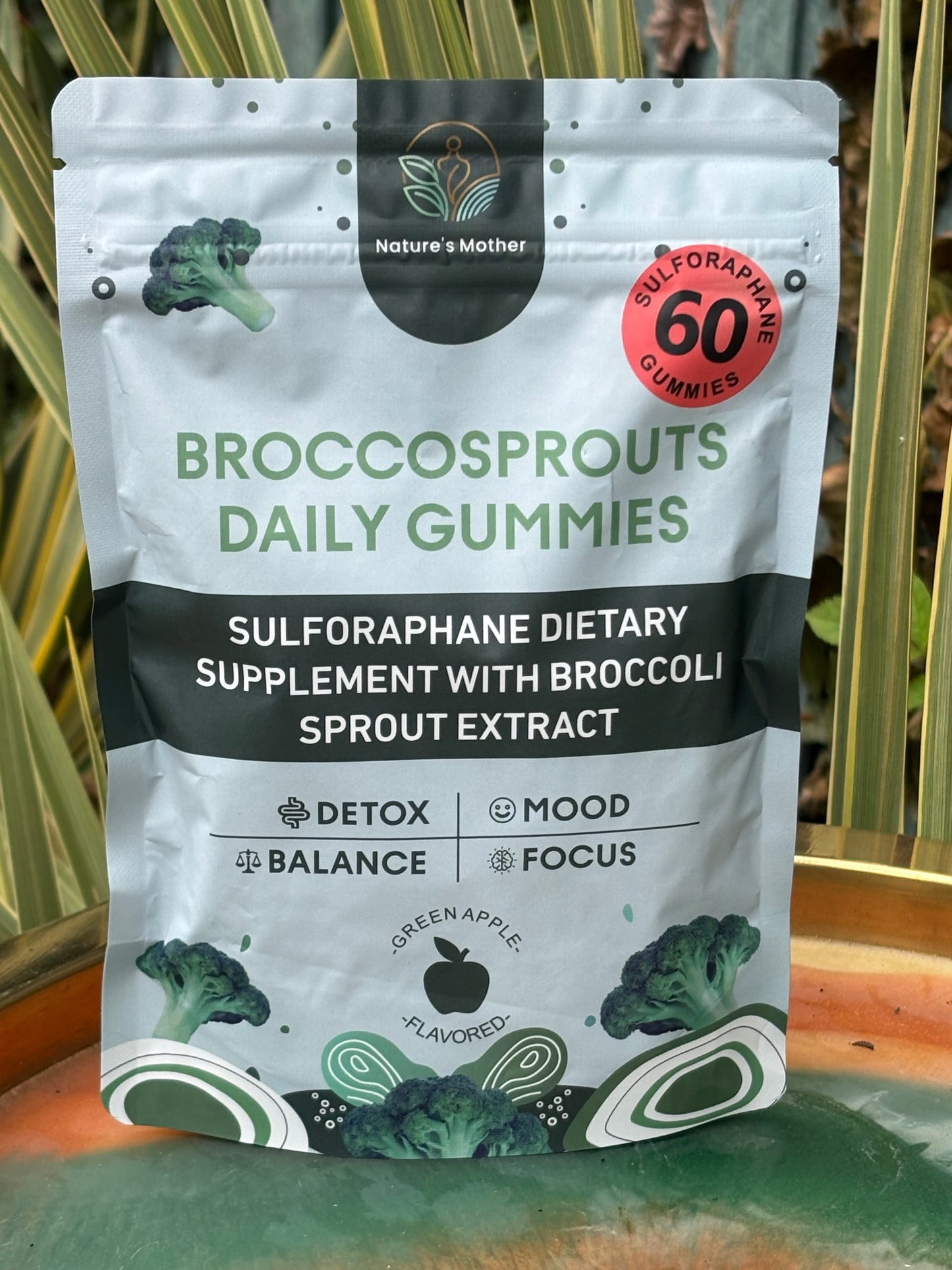 60 Sulforaphane High Potency Clean Natural Broccoli Sprout Extract Vegan gummy’s