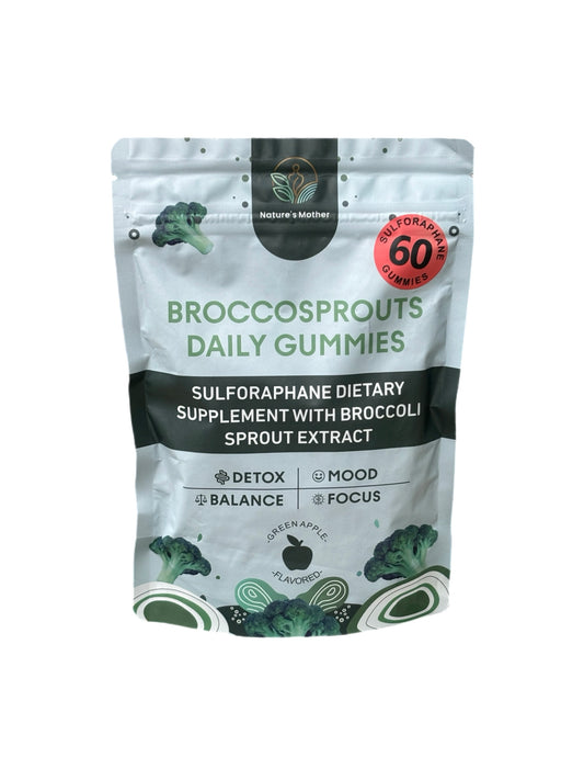 60 Sulforaphane High Potency Clean Natural Broccoli Sprout Extract Vegan gummy’s