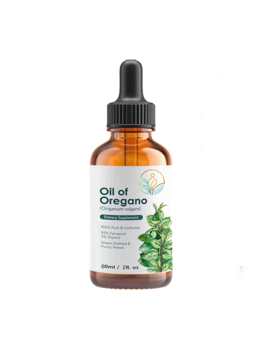 60ml Pure Wild Oregano Oil 92% Carvacrol Undiluted 100% Natural SUPER-STRENGTH