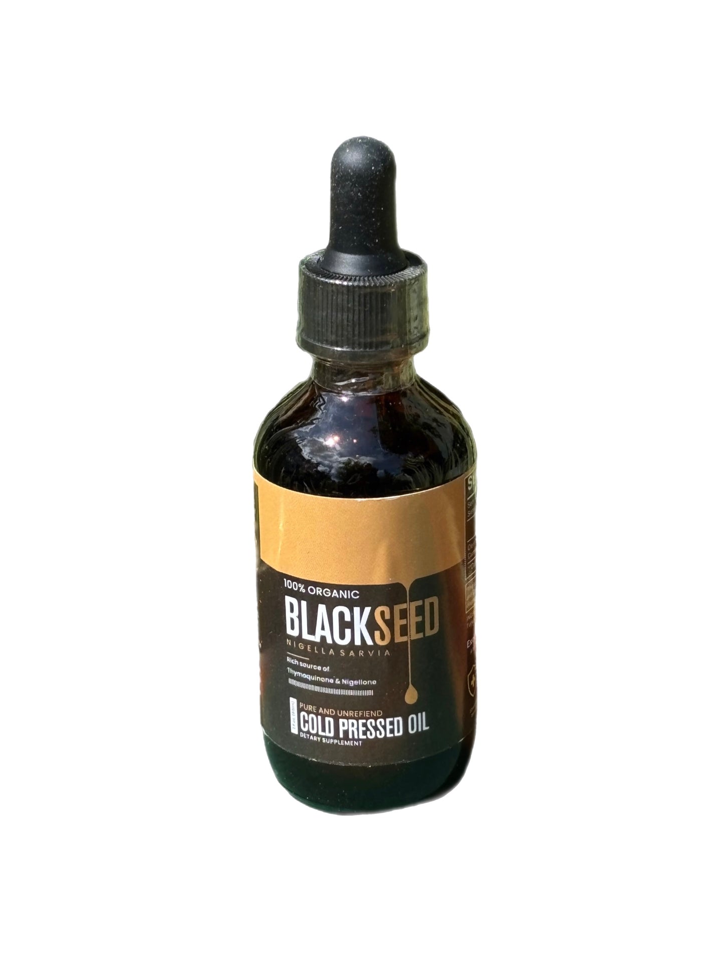 Organic Cold Pressed Black Seed Oil 60ml | Herbal Extract - Immune Support
