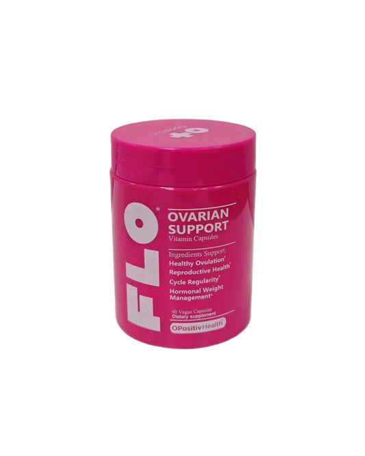 FLO Ovarian Support Vitamin Vegan Capsules Supplement - Hormone Balance