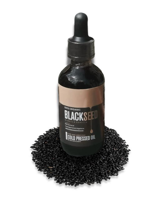 Organic Cold Pressed Black Seed Oil 60ml | Herbal Extract - Immune Support