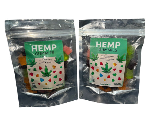 Twin Pack High Strength Hemp Gummies - Natural Support for Mind & Body