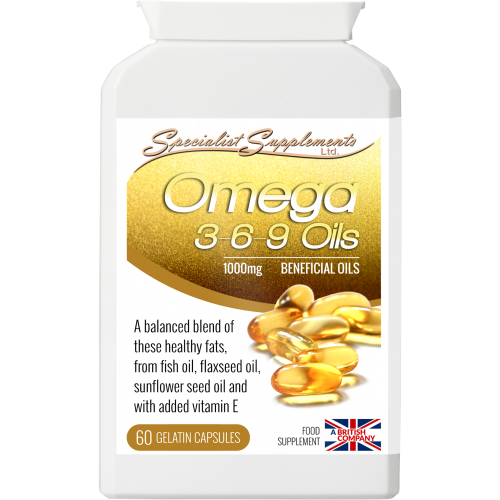 Omega 3-6-9 Capsules 1000mg -Heart Health & Brain Support
